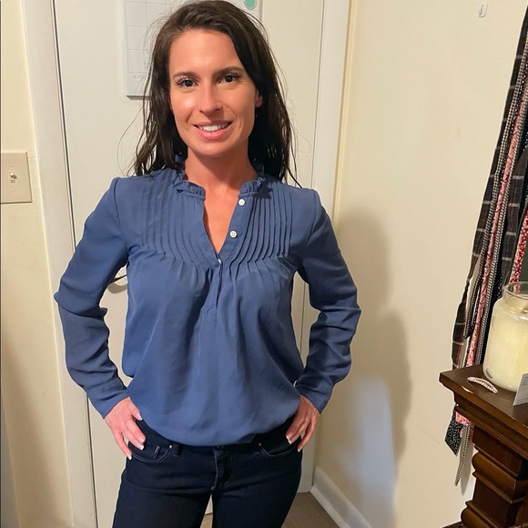 3/$15💛 🦋J crew Medcantile Top🦋 - Picture 3 of 6